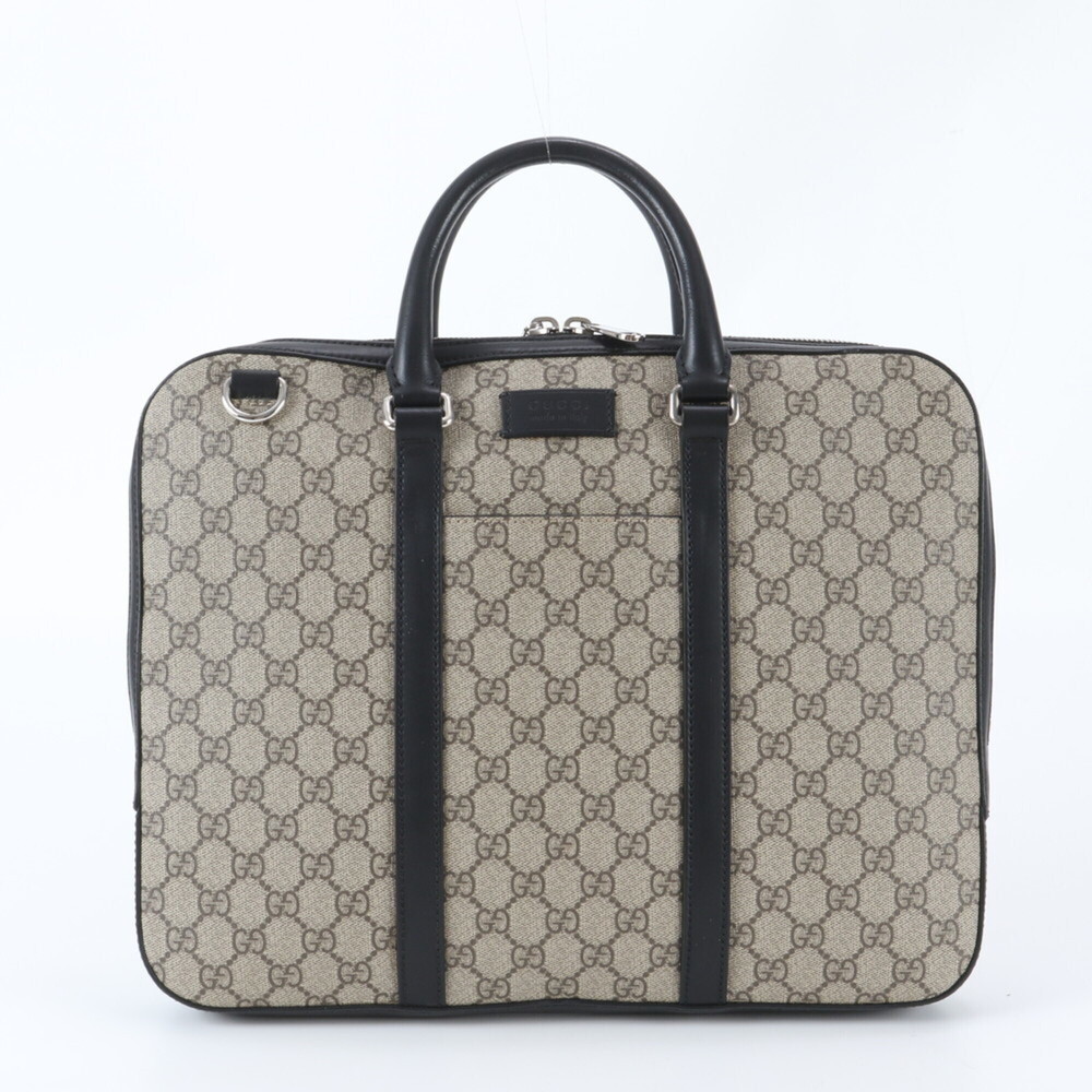 Gucci GG Supreme 473888 Leather Handbag/Tote Bag for Men with Control Card